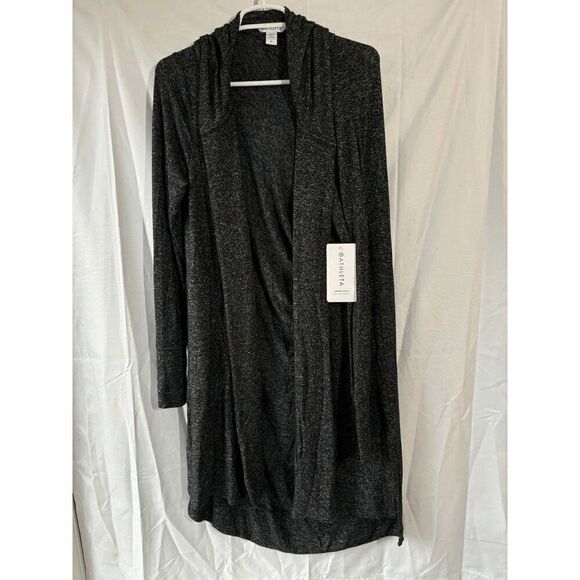 Athleta Harmony Wrap II in Black Grey Heather Womens Size Medium - Picture 1 of 2